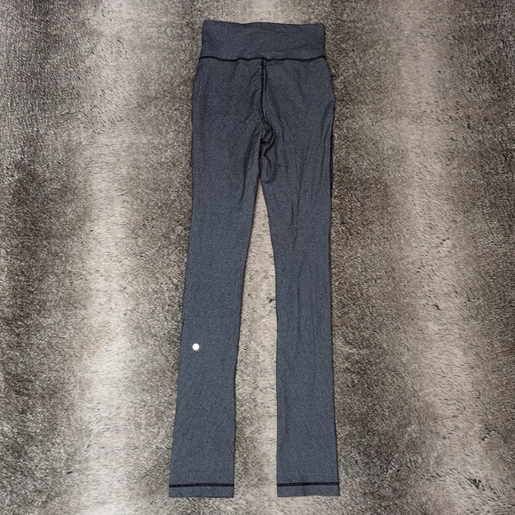 Lululemon Skinny Will Pant Cross Stitch Black White Women's 4 - Picture 9 of 15